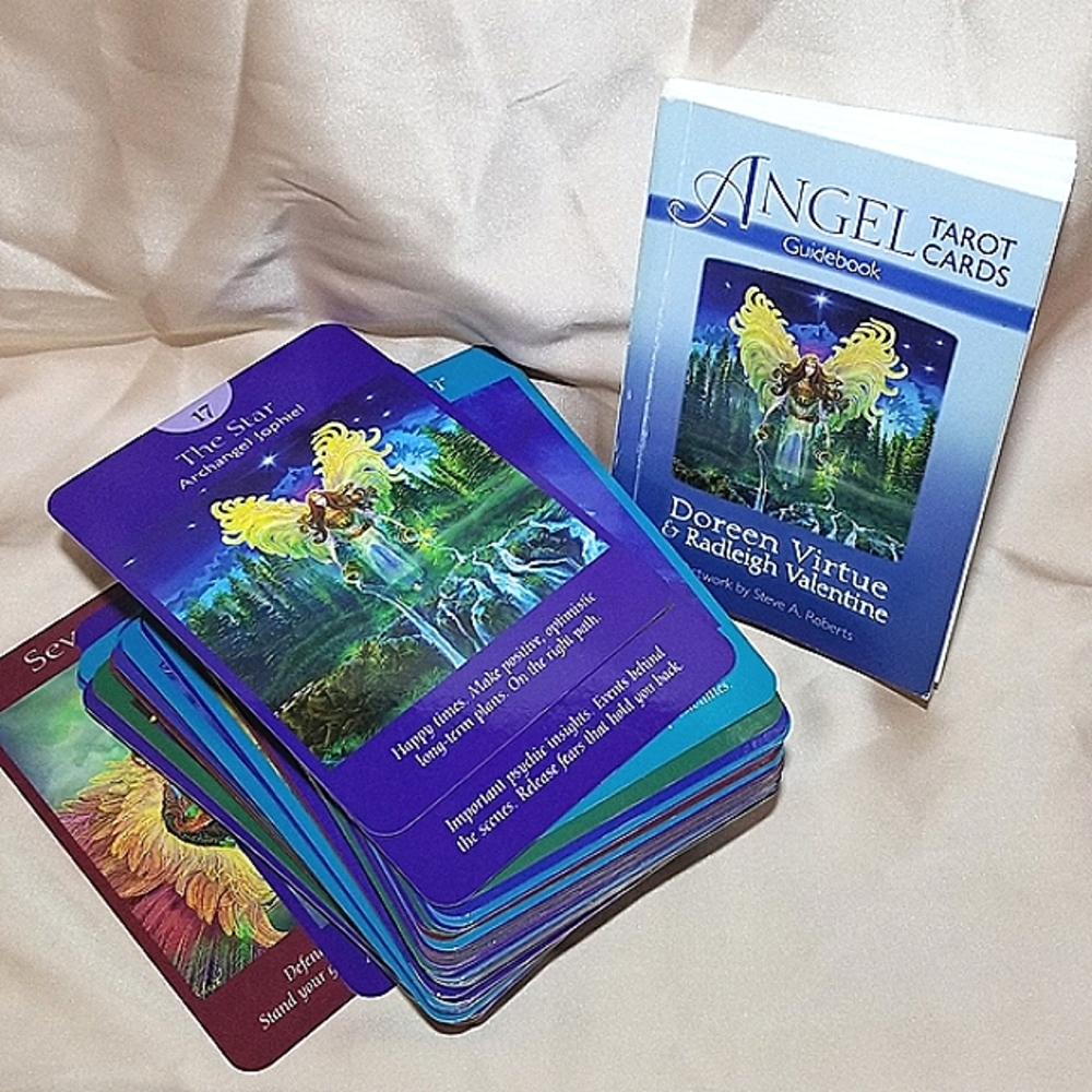Rare Angel Tarot Cards by Doreen Virtue. Angels. Fairycore.